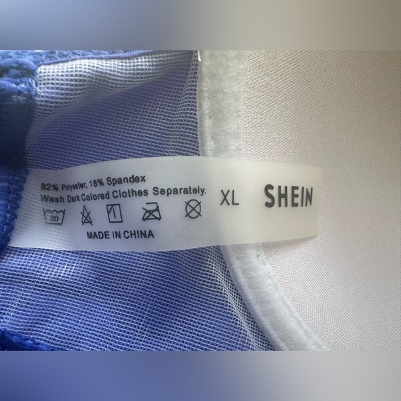 SHEIN Swim Plant Print Bikini Set Wrap Push Bra & High waisted Bottom (869) - Picture 13 of 14